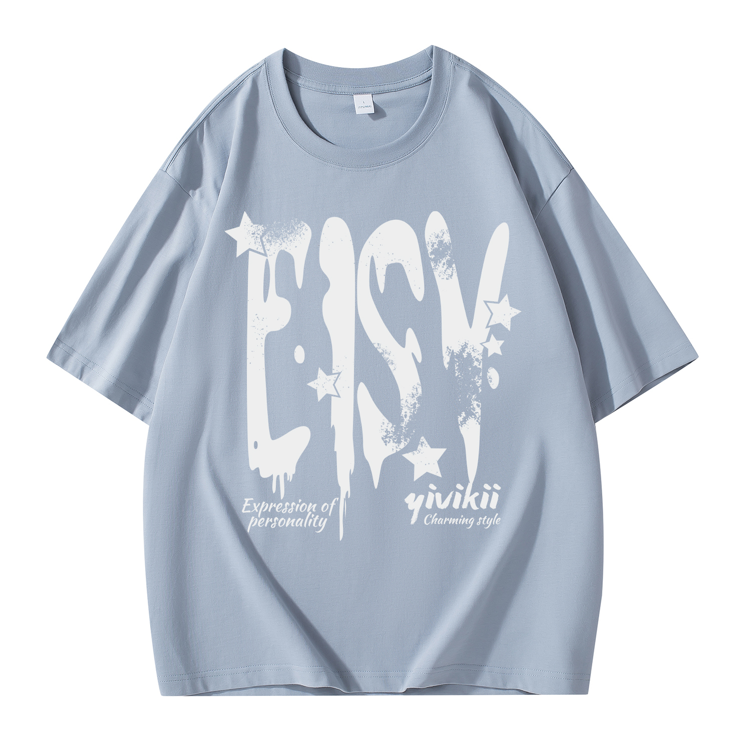 Футболка унисекс YIVIKII, синий
Футболка унисекс YIVIKII, синий