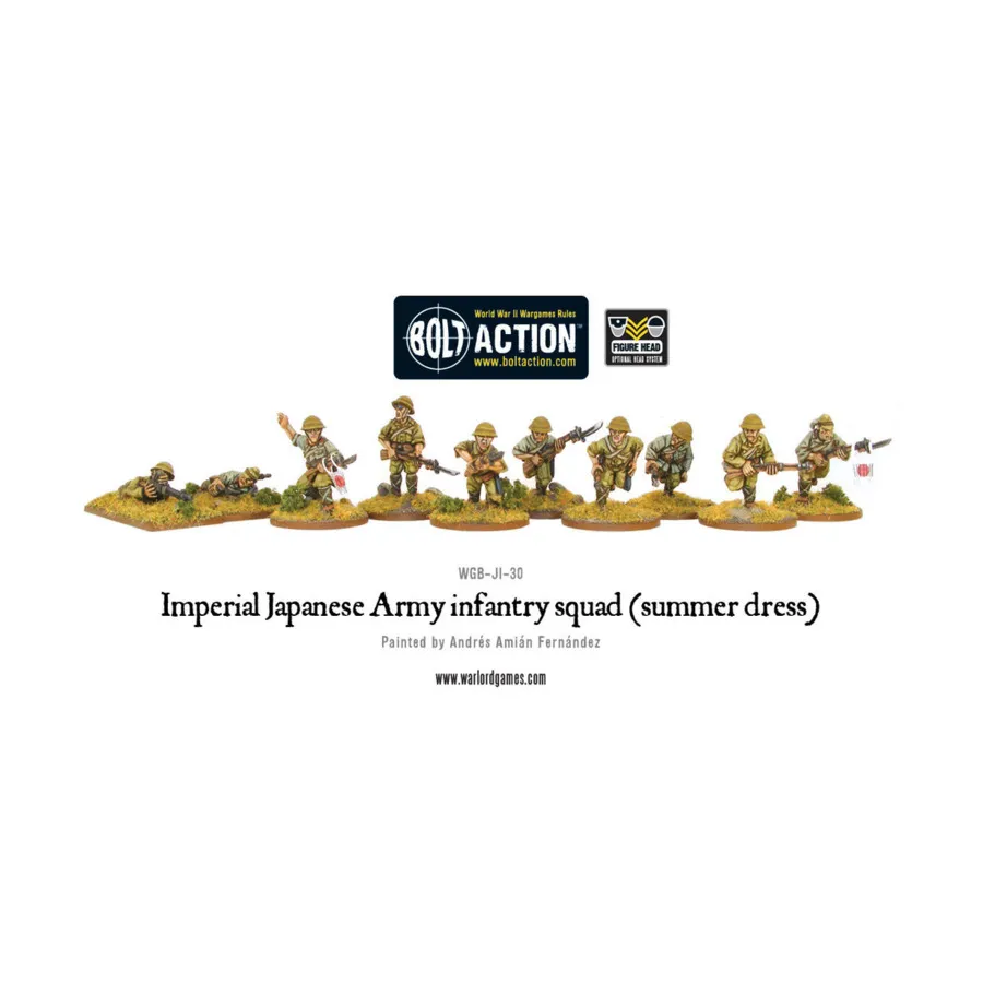 Отряд Императорской армии Японии — летнее платье, Bolt Action - Japanese - Imperial Japanese (28mm)
Отряд Императорской армии Японии — летнее платье, Bolt Action - Japanese - Imperial Japanese (28mm)