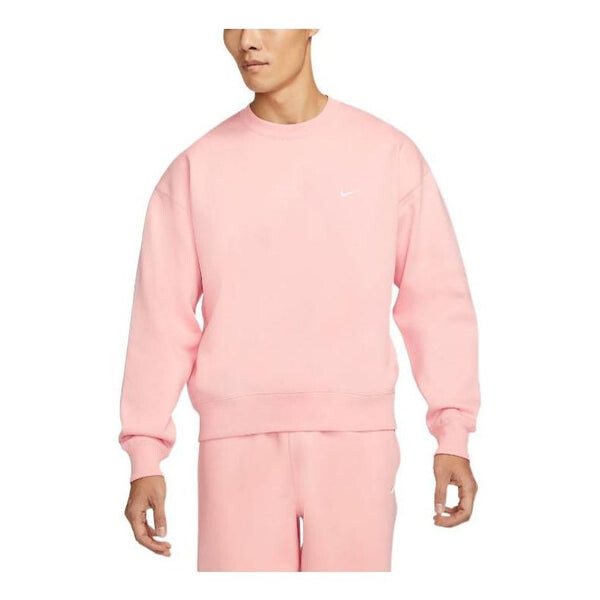 Толстовка Men's Nike Solid Color Logo Embroidered Round Neck Pullover Pink, мультиколор 
Толстовка Men's Nike Solid Color Logo Embroidered Round Neck Pullover Pink, мультиколор