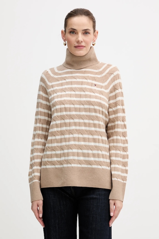 Шерстяной свитер Tommy Hilfiger, бежевый
Шерстяной свитер Tommy Hilfiger, бежевый