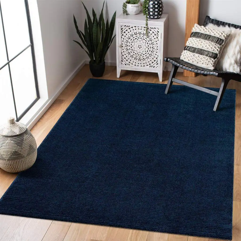 Ковер Carpet City "Fancy", прямоугольный, короткий ворс, однотонный, 3D-эффект, полосатый вид 200х290 см, синий
Ковер Carpet City "Fancy", прямоугольный, короткий ворс, однотонный, 3D-эффект, полосатый вид 200х290 см, синий