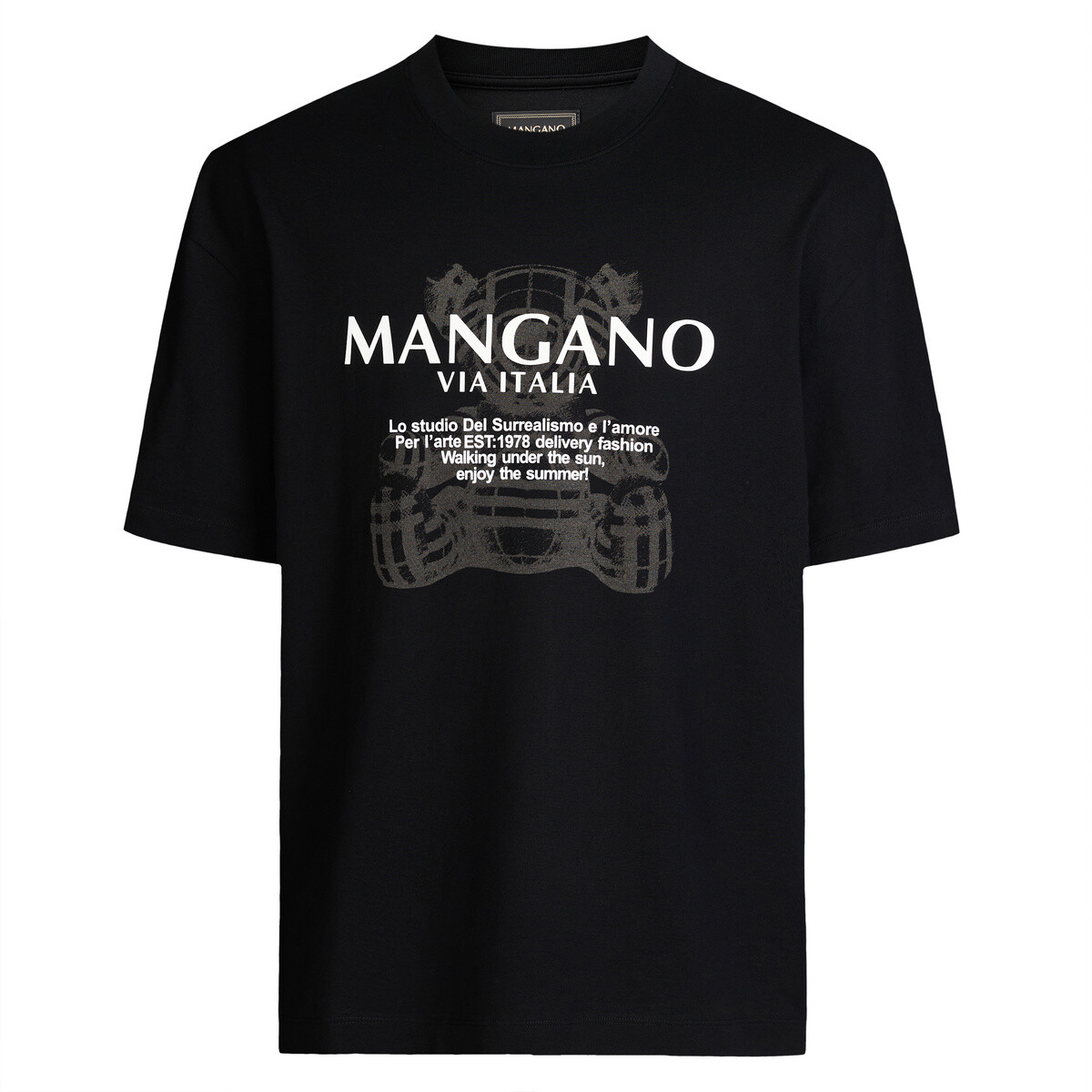 Футболка Bear Series для мужчин Mangano, черный
Футболка Bear Series для мужчин Mangano, черный