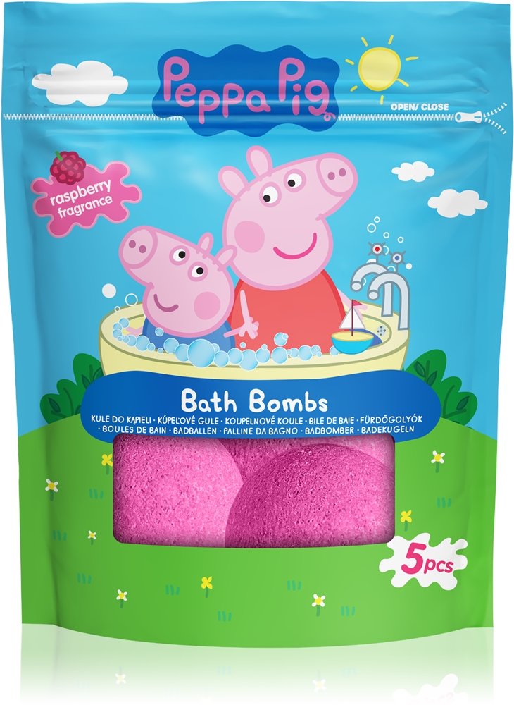 Бомбочки для ванн Peppa Pig, 5× 50 гр
Бомбочки для ванн Peppa Pig, 5× 50 гр