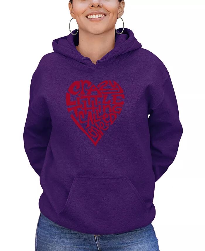 Женская толстовка с капюшоном Word Art Crazy Little Thing Called Love LA Pop Art, фиолетовый
Женская толстовка с капюшоном Word Art Crazy Little Thing Called Love LA Pop Art, фиолетовый