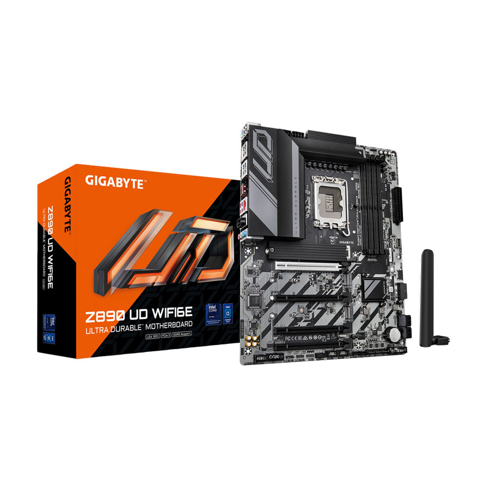 Материнская плата Gigabyte Z890 UD WiFi6E, LGA1851, DDR5, Wi-Fi
Материнская плата Gigabyte Z890 UD WiFi6E, LGA1851, DDR5, Wi-Fi