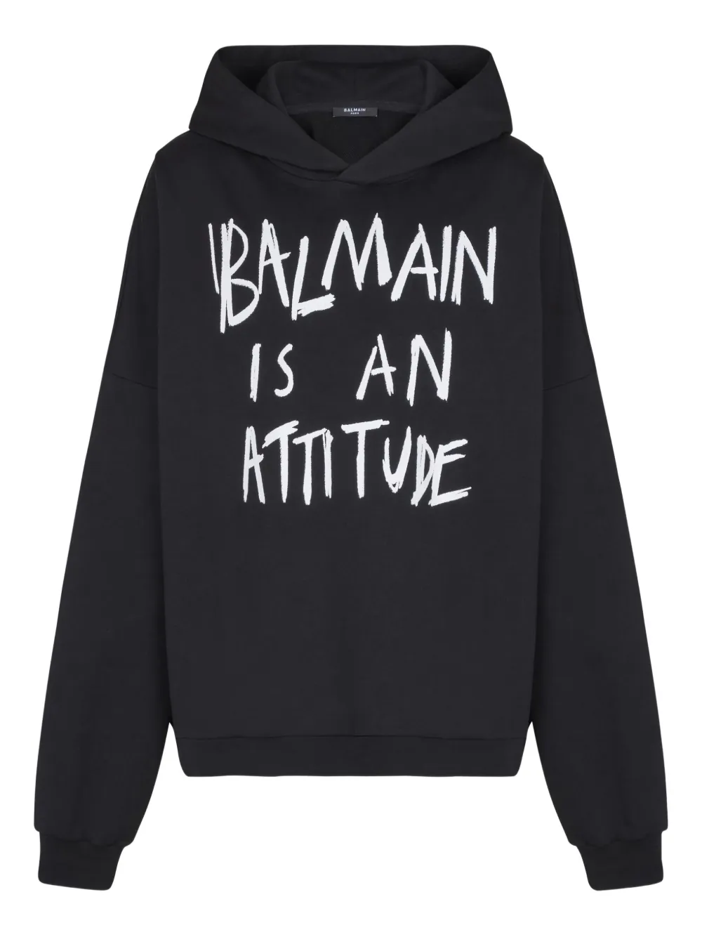 Худи с длинными рукавами Balmain, черный
Худи с длинными рукавами Balmain, черный