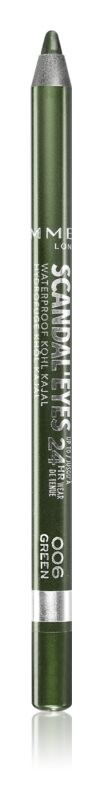 Водостойкая подводка для глаз Rimmel ScandalEyes Waterproof Kohl Kajal, оттенок 006 гreen 1.3 г
Водостойкая подводка для глаз Rimmel ScandalEyes Waterproof Kohl Kajal, оттенок 006 гreen 1.3 г