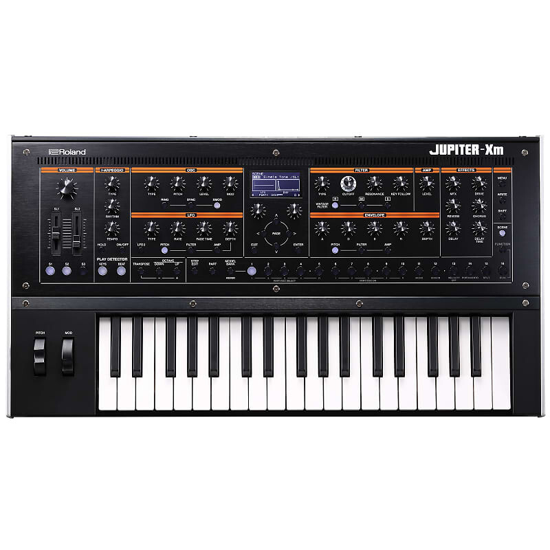 37-клавишный синтезатор Roland Jupiter-Xm
37-клавишный синтезатор Roland Jupiter-Xm