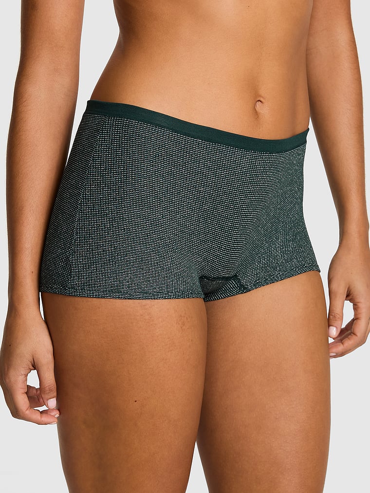 Хлопковые трусики-шорты для общежития Pink, waffle deep forest
Хлопковые трусики-шорты для общежития Pink, waffle deep forest