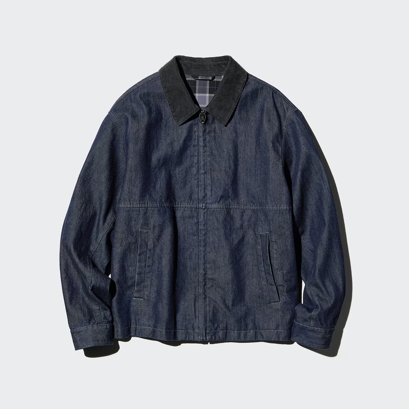 Джинсовая куртка Uniqlo мужская, 68 синий 
Джинсовая куртка Uniqlo мужская, 68 синий