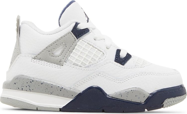 Кроссовки Air Jordan 4 Retro TD Midnight Navy, белый
Кроссовки Air Jordan 4 Retro TD Midnight Navy, белый