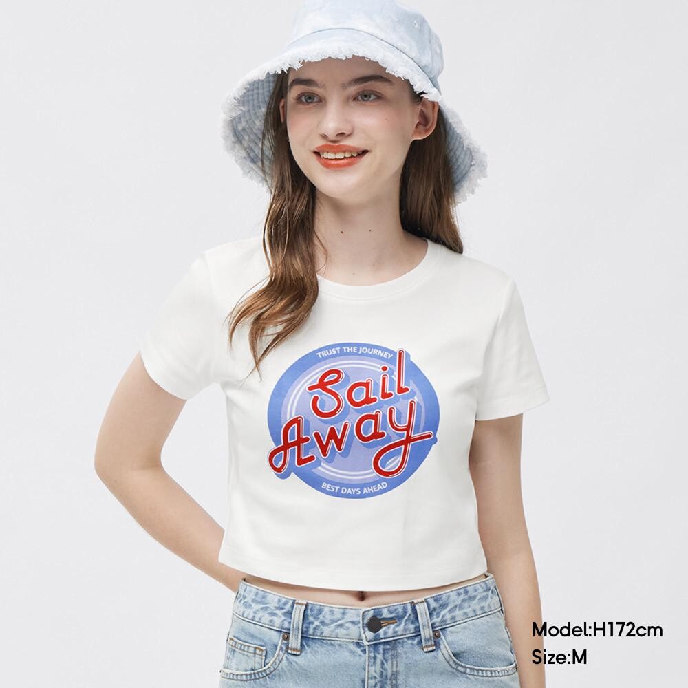 Футболка-мини GU с принтом коричневый
Футболка-мини GU с принтом коричневый