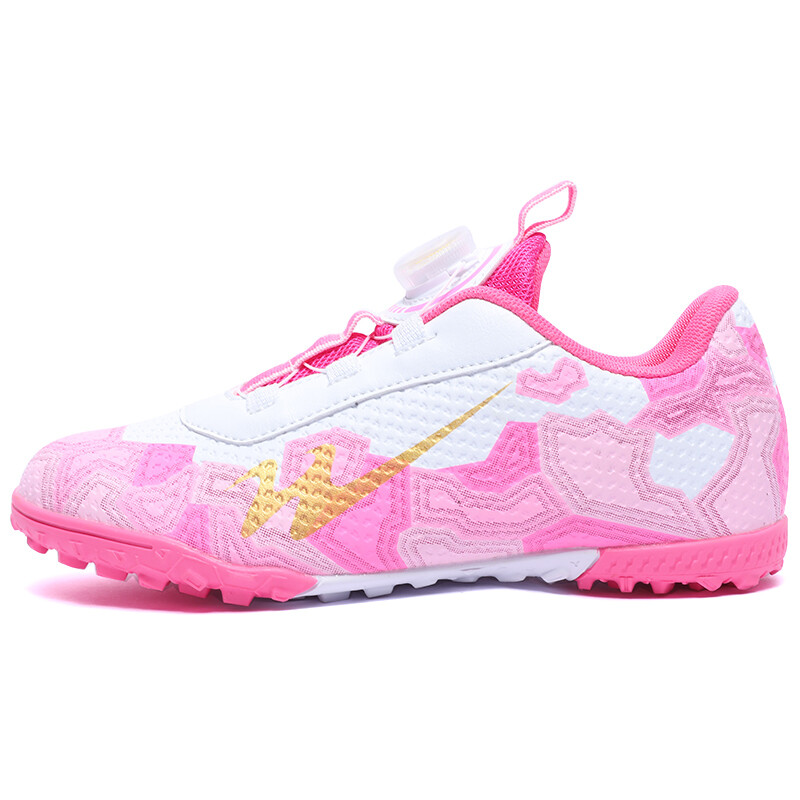 Детские футбольные бутсы Kids Low-top Белые/розовые Binary, розовый 
Детские футбольные бутсы Kids Low-top Белые/розовые Binary, розовый