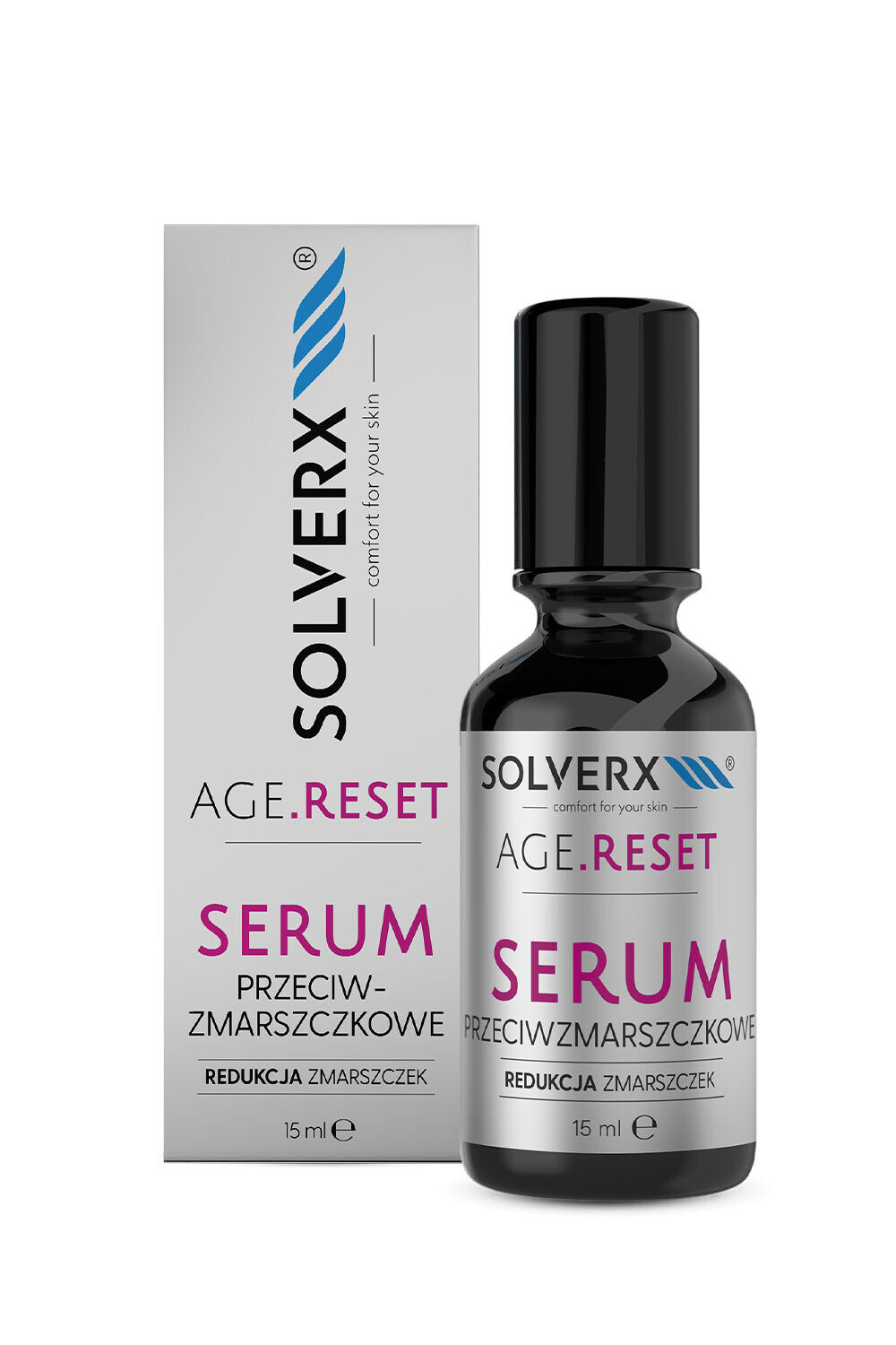 Сыворотка для лица против морщин Solverx Age Reset, 15 мл
Сыворотка для лица против морщин Solverx Age Reset, 15 мл