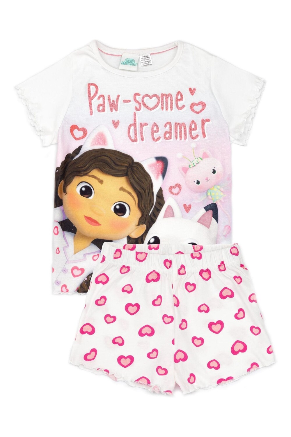 Кукольный домик Gabbys для девочек лицензирование коротких пижам Vanilla Underground, белый
Кукольный домик Gabbys для девочек лицензирование коротких пижам Vanilla Underground, белый