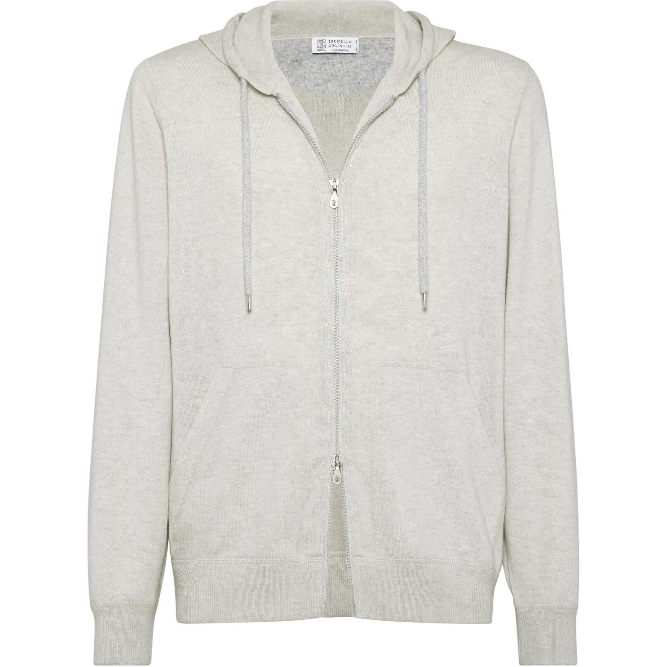 Джемпер Zip Up Drawstring Hoodie Brunello Cucinelli, светло-серый
Джемпер Zip Up Drawstring Hoodie Brunello Cucinelli, светло-серый