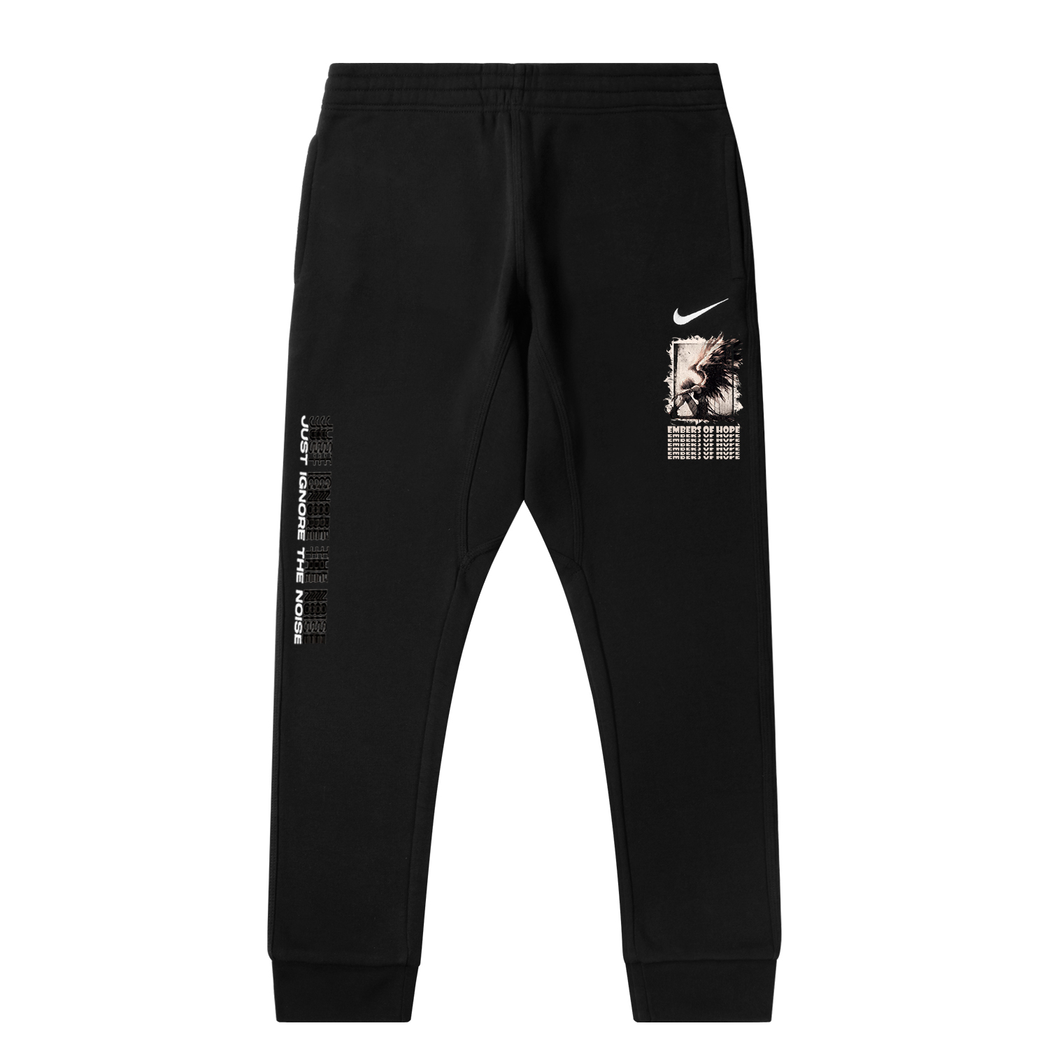 Nike Вязаные спортивные штаны Unisex Black Thickened Cuffed
Nike Вязаные спортивные штаны Unisex Black Thickened Cuffed