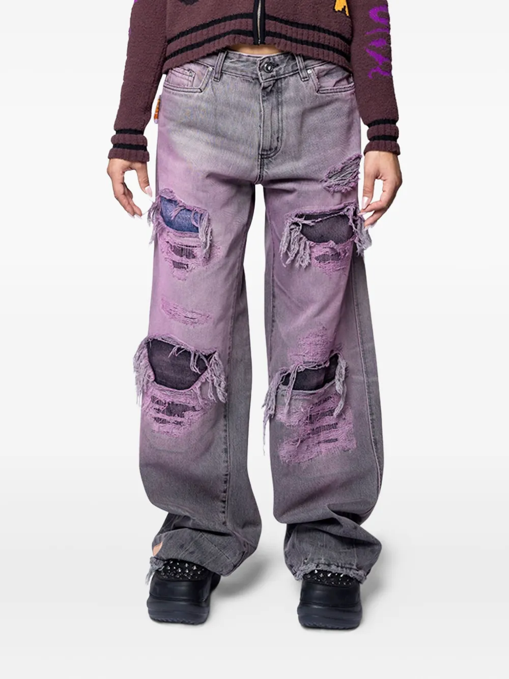 Выцветшие потертые джинсы PDF CHANNEL, розовый
Выцветшие потертые джинсы PDF CHANNEL, розовый