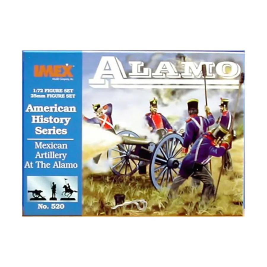 Аламо - мексиканская артиллерия в Аламо, American History Series (1:72)
Аламо - мексиканская артиллерия в Аламо, American History Series (1:72)