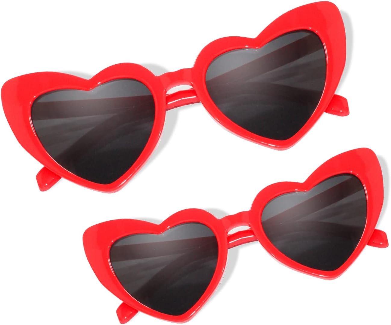2 пары ретро-солнцезащитных очков в форме сердечек для женщин. Забавные наборы для мамы и дочки. Очки на день рождения. Наполнители для пасхальной корзины TruFabV, Red
2 пары ретро-солнцезащитных очков в форме сердечек для женщин. Забавные наборы для мамы и дочки. Очки на день рождения. Наполнители для пасхальной корзины TruFabV, Red