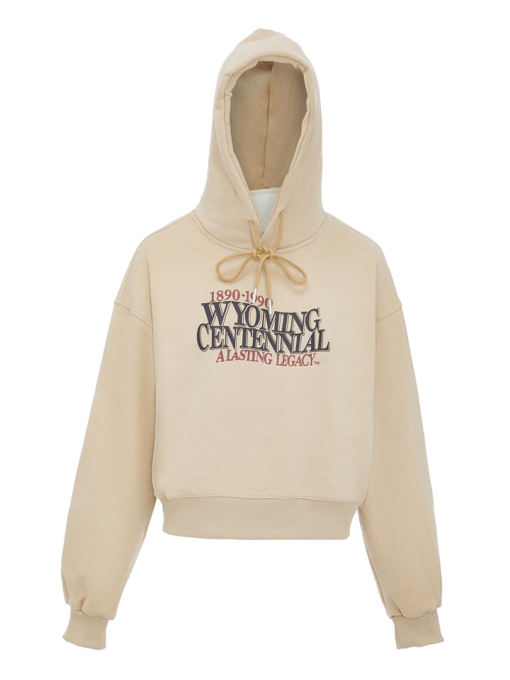 Женская бежевая толстовка с капюшоном Homebase
Женская бежевая толстовка с капюшоном Homebase