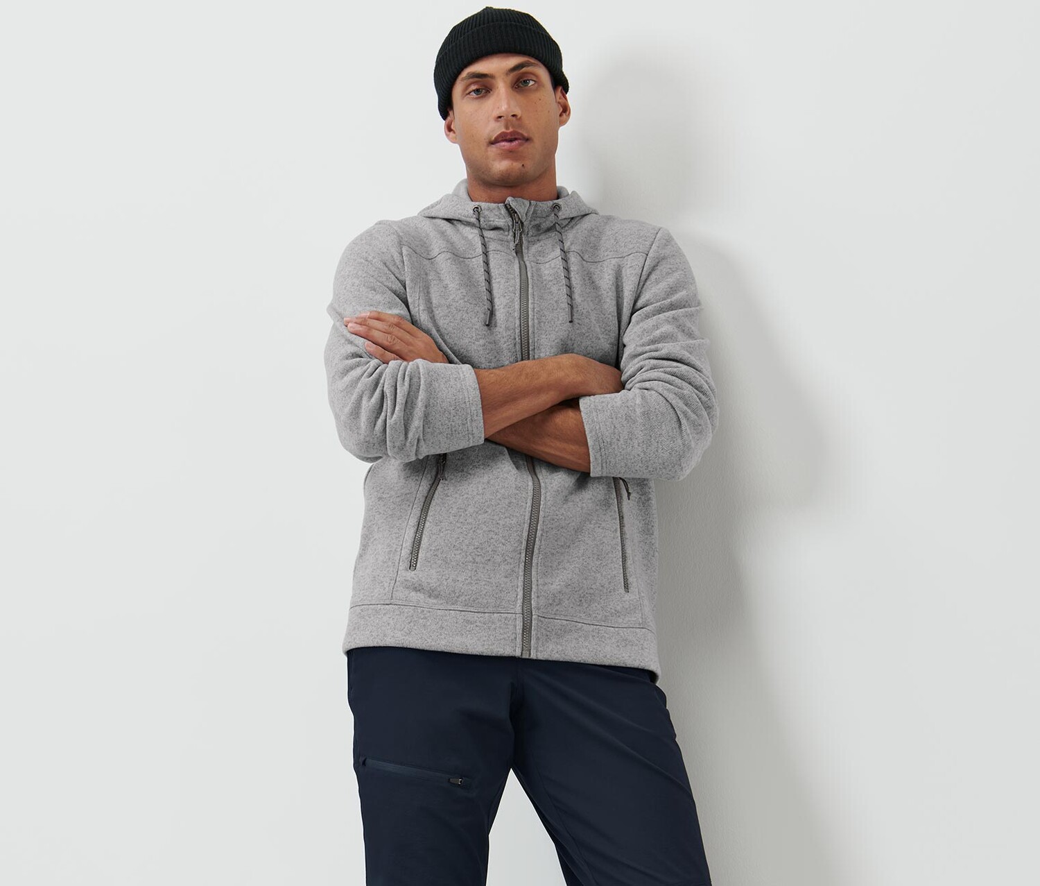 Вязаная флисовая куртка Tchibo, хизер серый
Вязаная флисовая куртка Tchibo, хизер серый