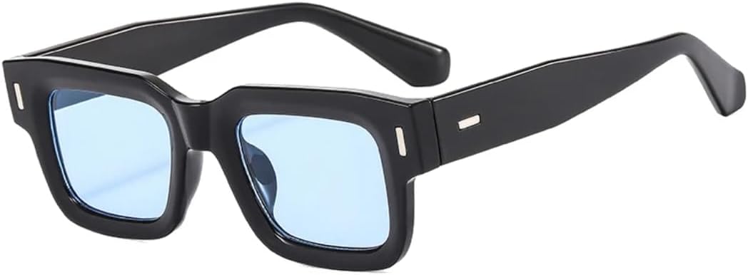 Солнцезащитные очки с защитой UV400 | Прозрачные линзы в стиле панк с заклепками | для женщин и мужчин, для занятий спортом на открытом воздухе и вождения (серый) LXLHWN, Black Blue
Солнцезащитные очки с защитой UV400 | Прозрачные линзы в стиле панк с заклепками | для женщин и мужчин, для занятий спортом на открытом воздухе и вождения (серый) LXLHWN, Black Blue