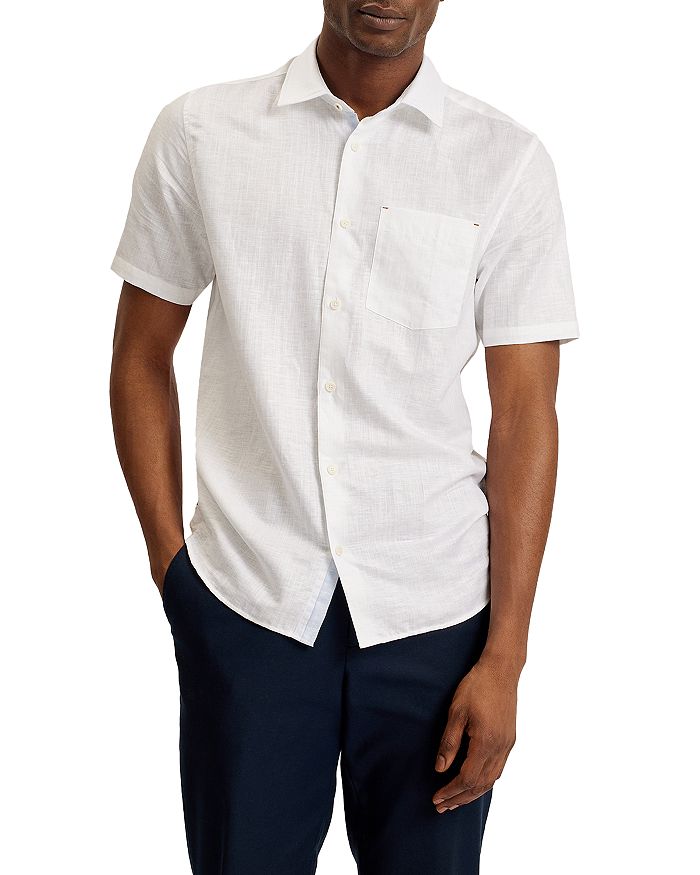 Рубашка с коротким рукавом на пуговицах Ted Baker, белый
Рубашка с коротким рукавом на пуговицах Ted Baker, белый