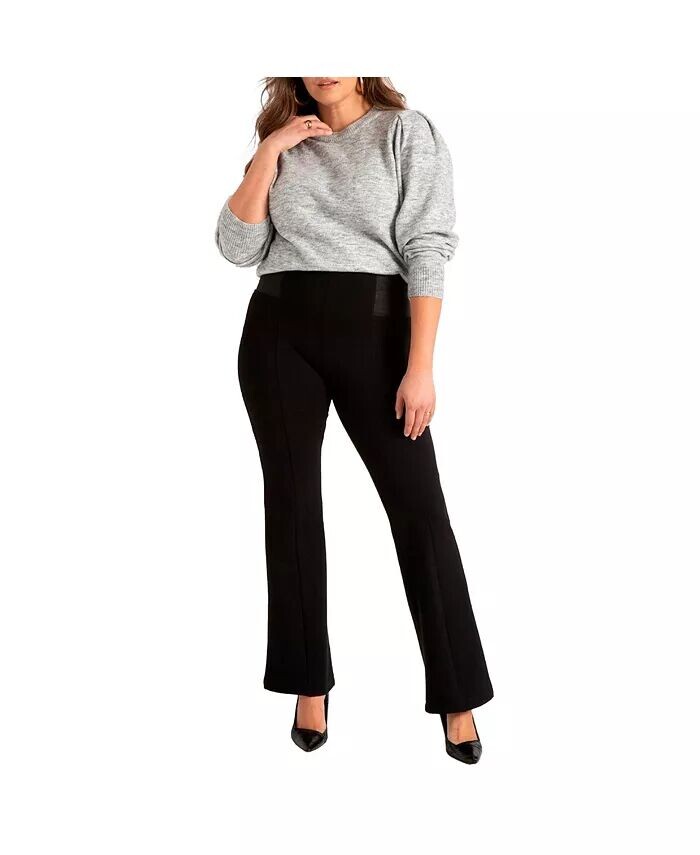 Расклешенные брюки больших размеров Miracle Flawless ELOQUII, черный
Расклешенные брюки больших размеров Miracle Flawless ELOQUII, черный