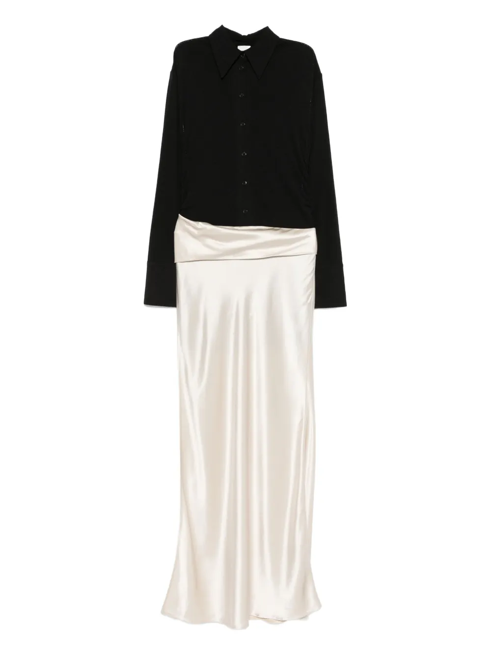 Атласное платье макси Nanushka, нейтральный
Атласное платье макси Nanushka, нейтральный