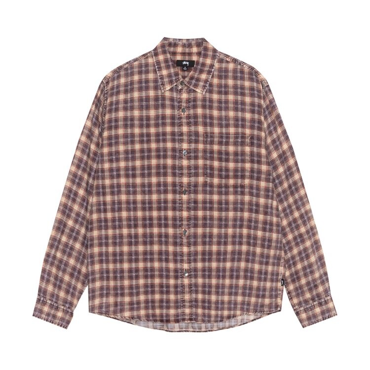 Рубашка Stussy Matthew Printed Plaid Shirt, красный
Рубашка Stussy Matthew Printed Plaid Shirt, красный