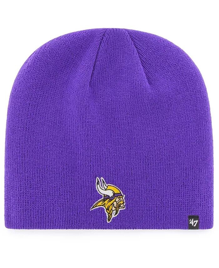 Мужская фиолетовая вязаная шапка с логотипом Minnesota Vikings Secondary '47 Brand, фиолетовый 
Мужская фиолетовая вязаная шапка с логотипом Minnesota Vikings Secondary '47 Brand, фиолетовый
