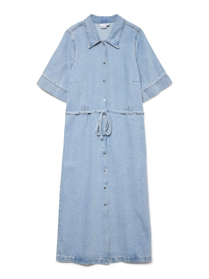 Платье до колена Vero Moda, светло-синий деним
Платье до колена Vero Moda, светло-синий деним