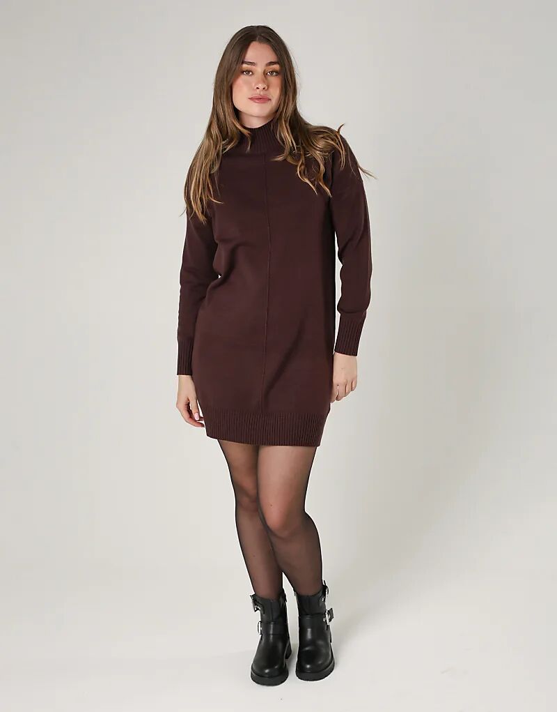 Уютное, мягкое на ощупь мини-платье с высоким воротом и швами French Connection коричневого цвета
Уютное, мягкое на ощупь мини-платье с высоким воротом и швами French Connection коричневого цвета