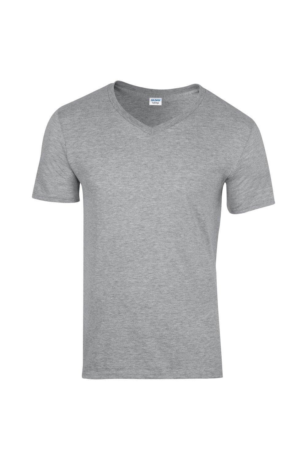 Футболка Soft Style с V-образным вырезом и короткими рукавами Gildan, серый
Футболка Soft Style с V-образным вырезом и короткими рукавами Gildan, серый