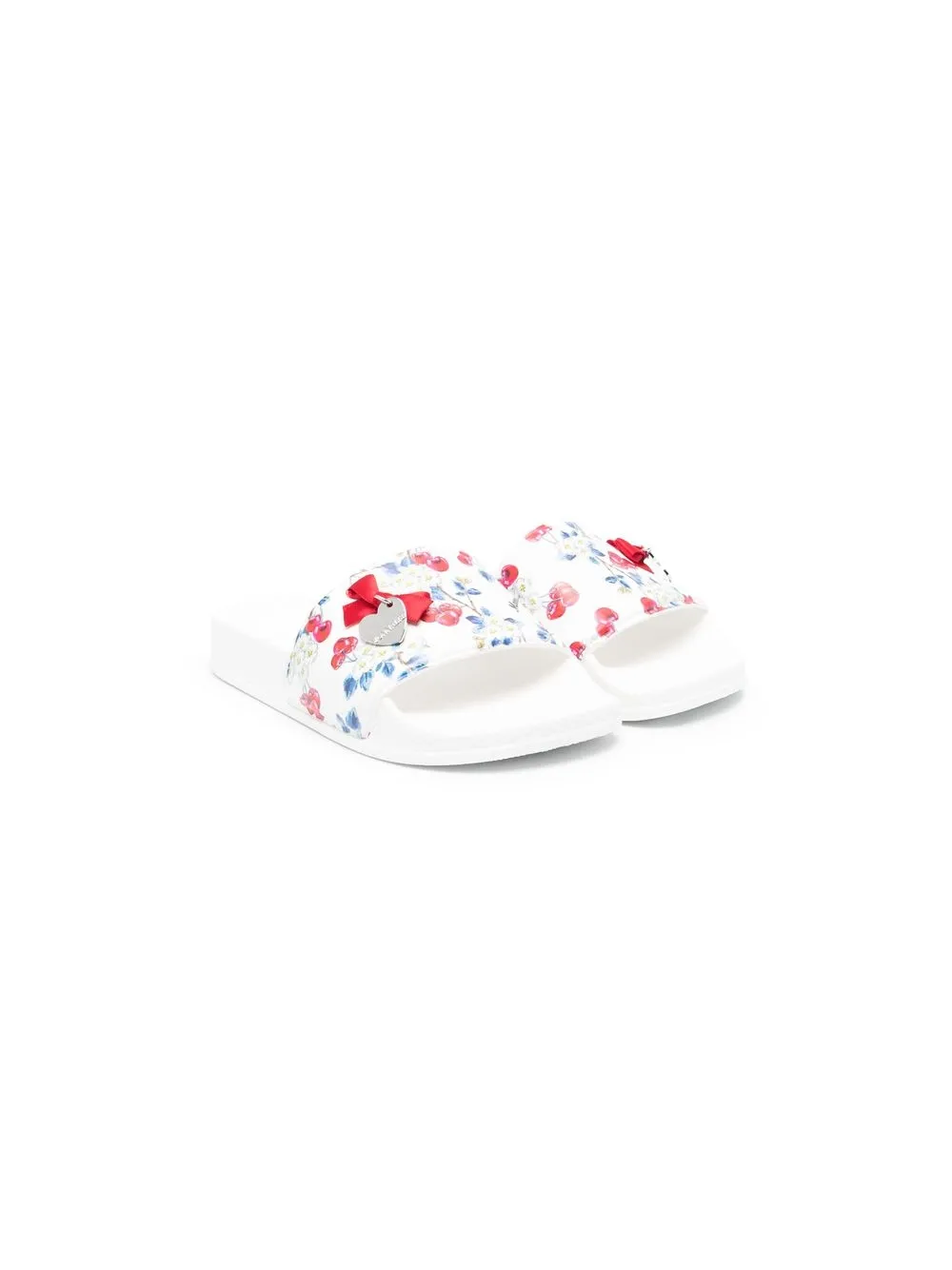 Шлепанцы с принтом Monnalisa, белый
Шлепанцы с принтом Monnalisa, белый