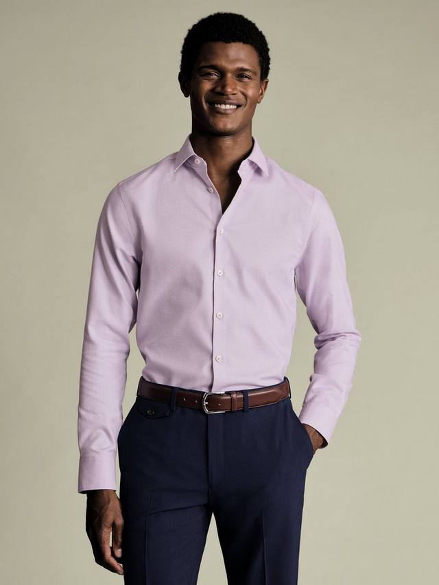 Хлопковая рубашка с длинными рукавами фактурной ткани Charles Tyrwhitt, Lilac Purple
Хлопковая рубашка с длинными рукавами фактурной ткани Charles Tyrwhitt, Lilac Purple