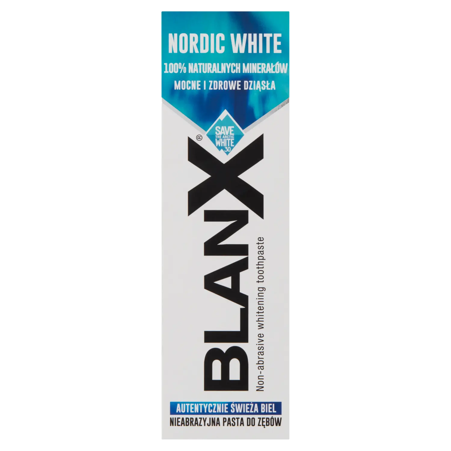 Blanx Nordic White зубная паста неабразивная, 75 мл
Blanx Nordic White зубная паста неабразивная, 75 мл