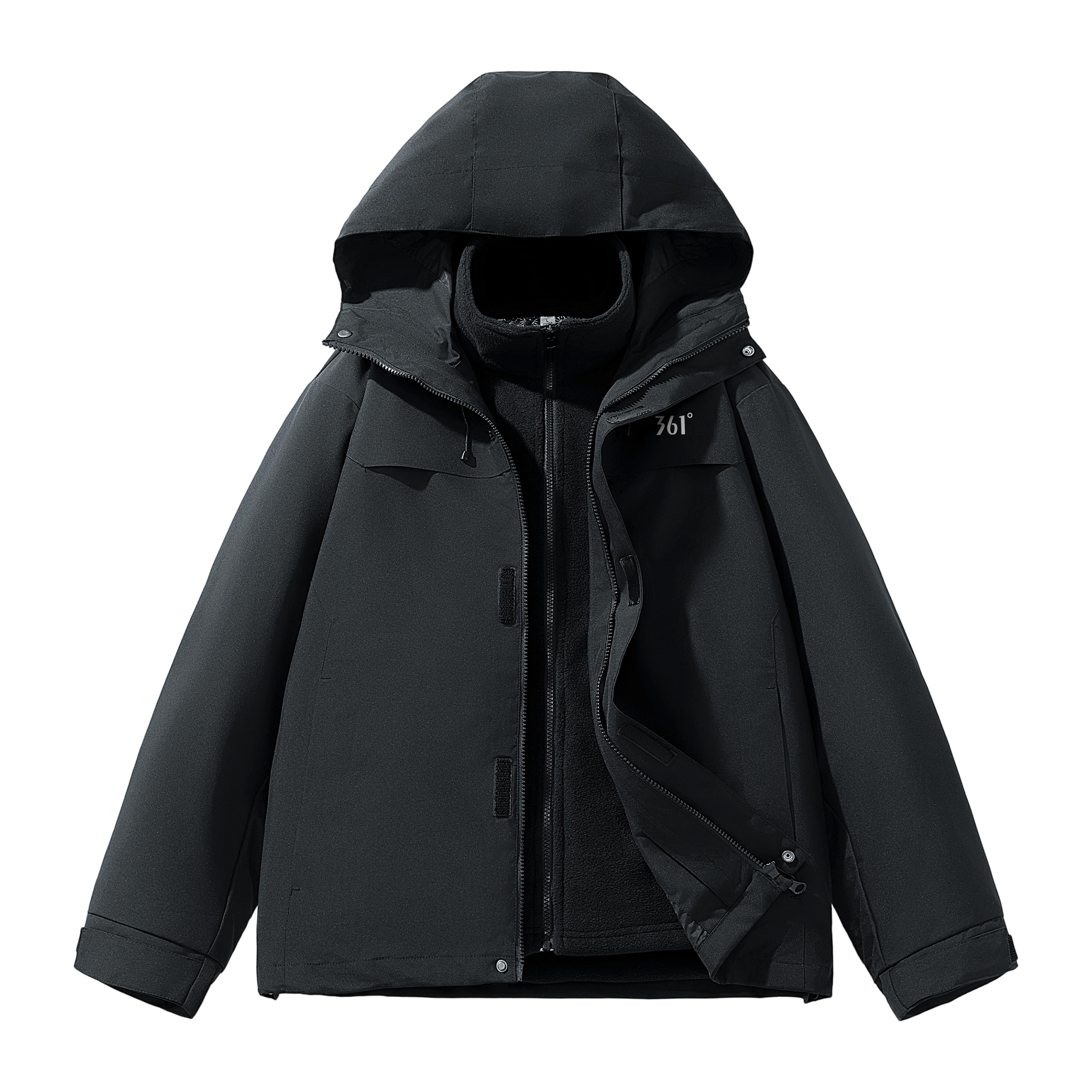 Куртка Unisex Hooded Moderate Hard Shell 361°, super черный
Куртка Unisex Hooded Moderate Hard Shell 361°, super черный