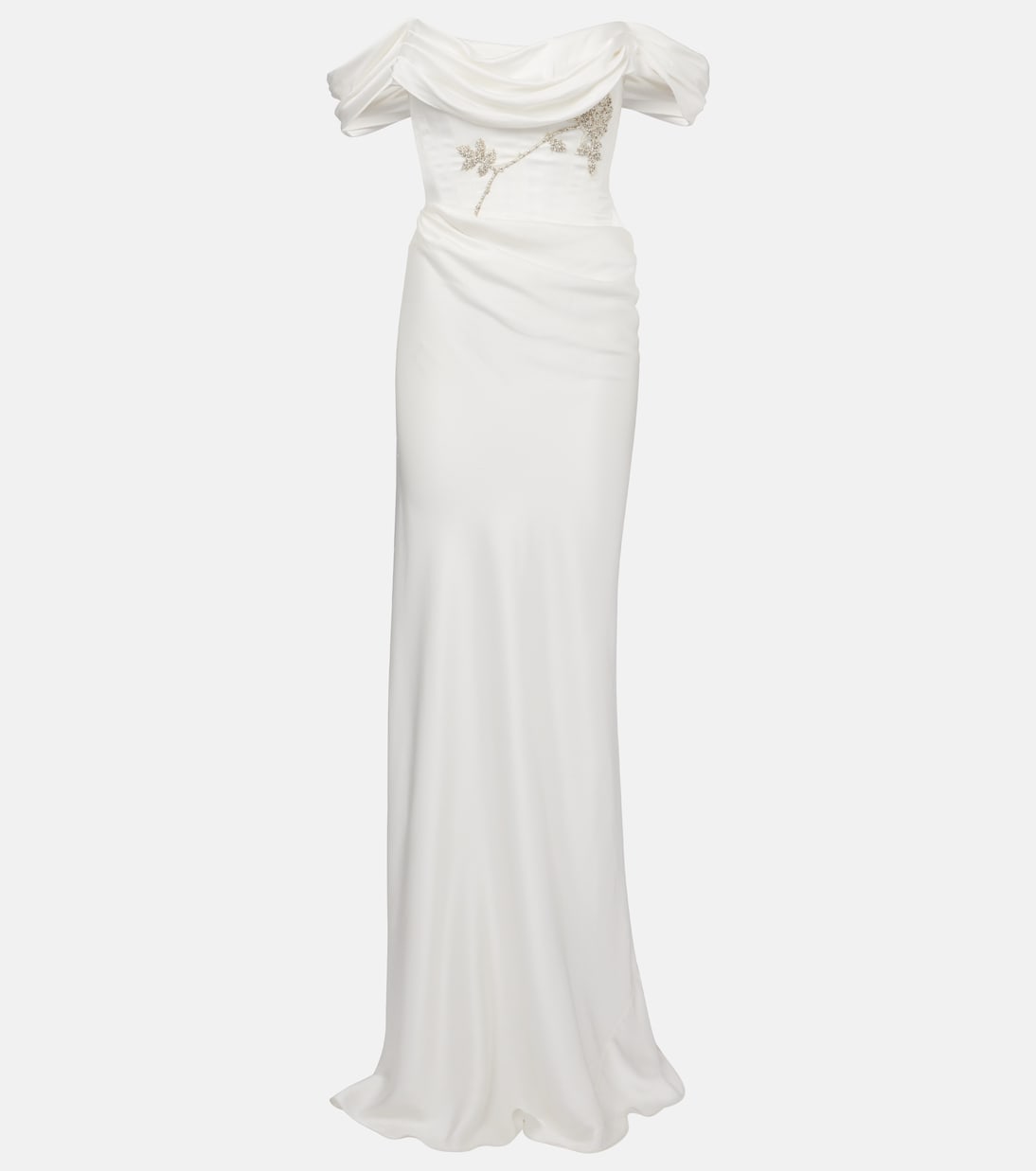 Платье-корсет Paloma с атласным бисером Clio Peppiatt, слоновая кость
Платье-корсет Paloma с атласным бисером Clio Peppiatt, слоновая кость