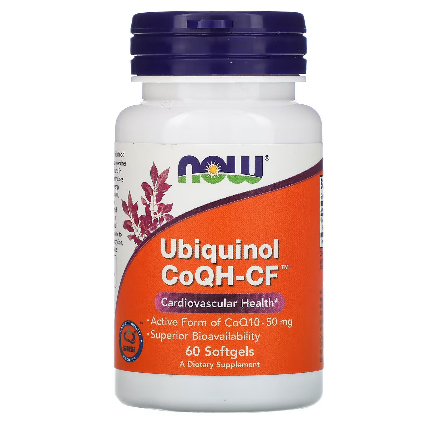 NOW Foods, Убихинол CoQH-CF, 60 гелевых капсул
NOW Foods, Убихинол CoQH-CF, 60 гелевых капсул
