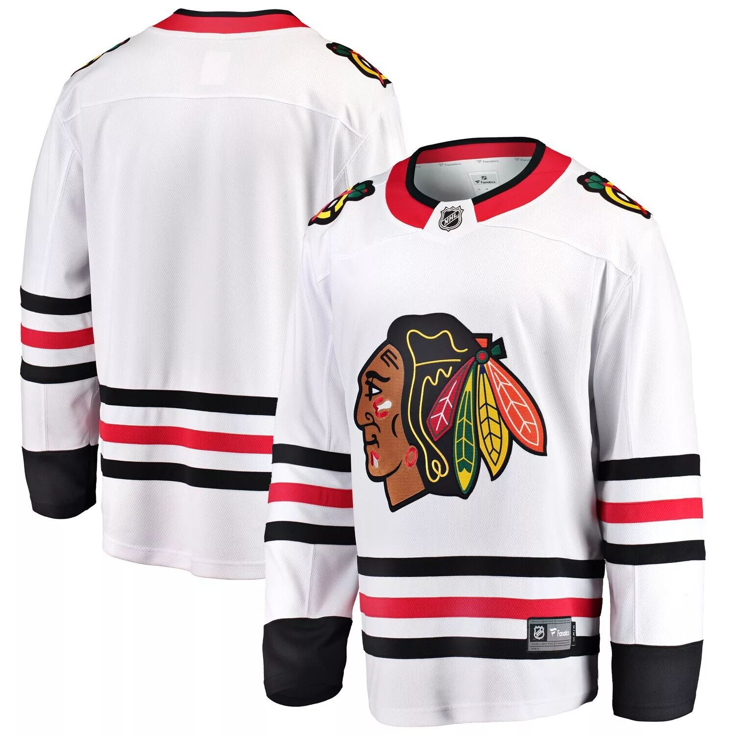Мужская белая футболка с логотипом Fanatics Chicago Blackhawks Breakaway, Белый, Мужская белая футболка с логотипом Fanatics Chicago Blackhawks Breakaway 
Мужская белая футболка с логотипом Fanatics Chicago Blackhawks Breakaway, Белый, Мужская белая футболка с логотипом Fanatics Chicago Blackhawks Breakaway