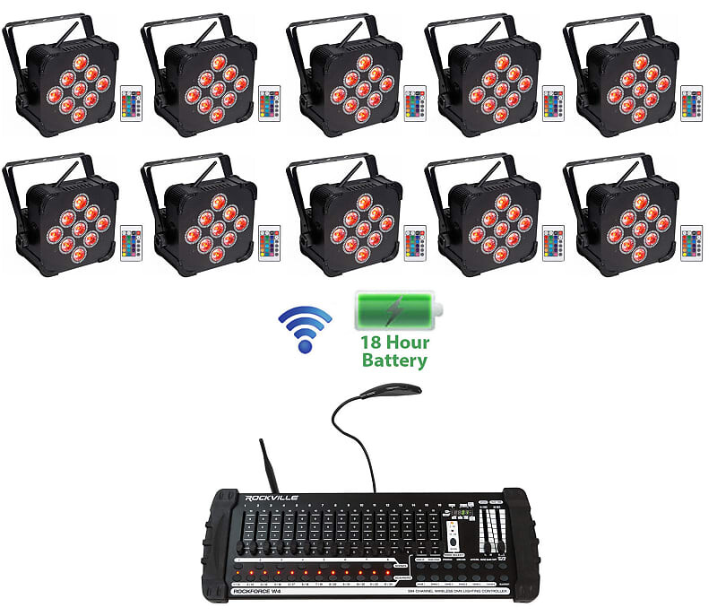 Аккумуляторные заливные фонари Rockville Best PAR 60
Аккумуляторные заливные фонари Rockville Best PAR 60