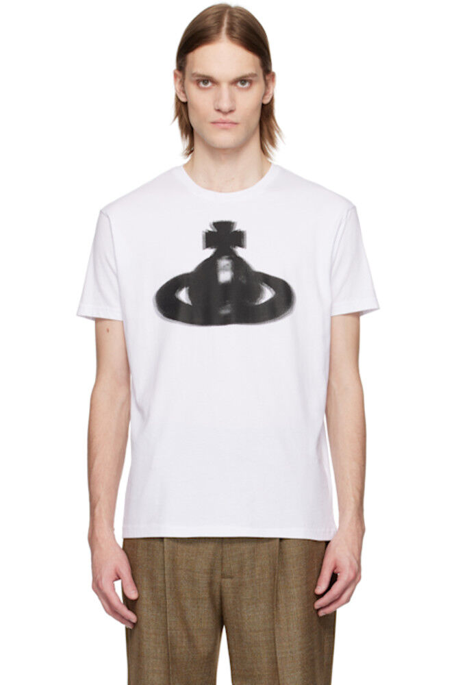 Белая футболка Halftone Orb Classic Vivienne Westwood
Белая футболка Halftone Orb Classic Vivienne Westwood