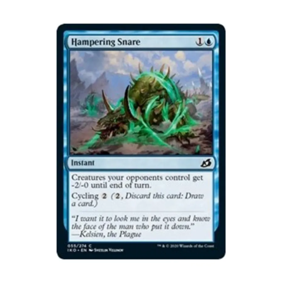 CCG Мешающая ловушка (С), MTG - Ikoria - Lair of Behemoths
CCG Мешающая ловушка (С), MTG - Ikoria - Lair of Behemoths