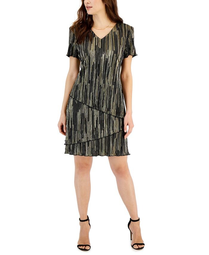 Асимметричное многоярусное платье-футляр Petite с V-образным вырезом Connected, золото, Желтый, Асимметричное многоярусное платье-футляр Petite с V-образным вырезом Connected, золото
Асимметричное многоярусное платье-футляр Petite с V-образным вырезом Connected, золото, Желтый, Асимметричное многоярусное платье-футляр Petite с V-образным вырезом Connected, золото