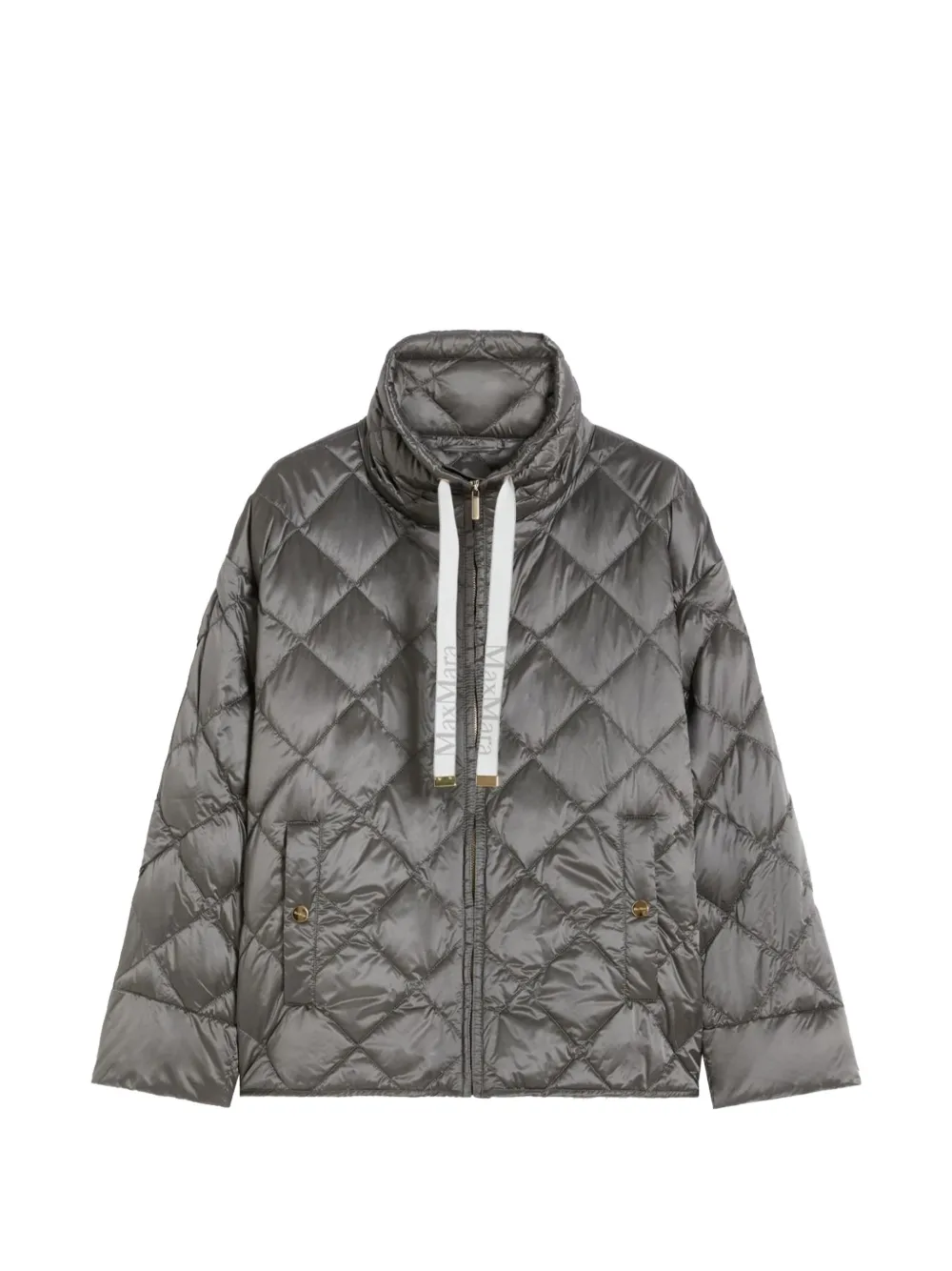 Стеганая куртка свободного кроя Max Mara, серый
Стеганая куртка свободного кроя Max Mara, серый