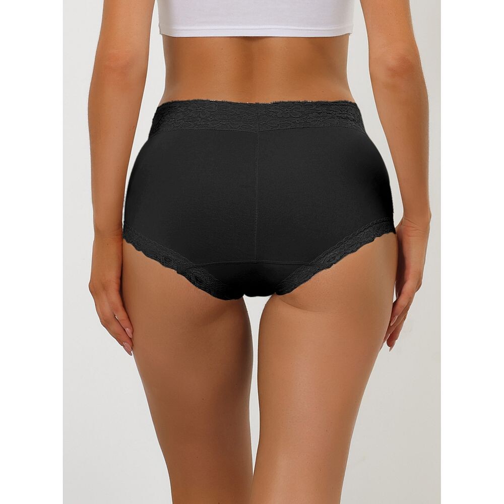 5 упаковок женского хлопкового нижнего белья с высокой посадкой и кружевной отделкой для контроля живота, полное покрытие, трусы Muti-color ALLEGRA K, Bk Gy Purple Bg
5 упаковок женского хлопкового нижнего белья с высокой посадкой и кружевной отделкой для контроля живота, полное покрытие, трусы Muti-color ALLEGRA K, Bk Gy Purple Bg