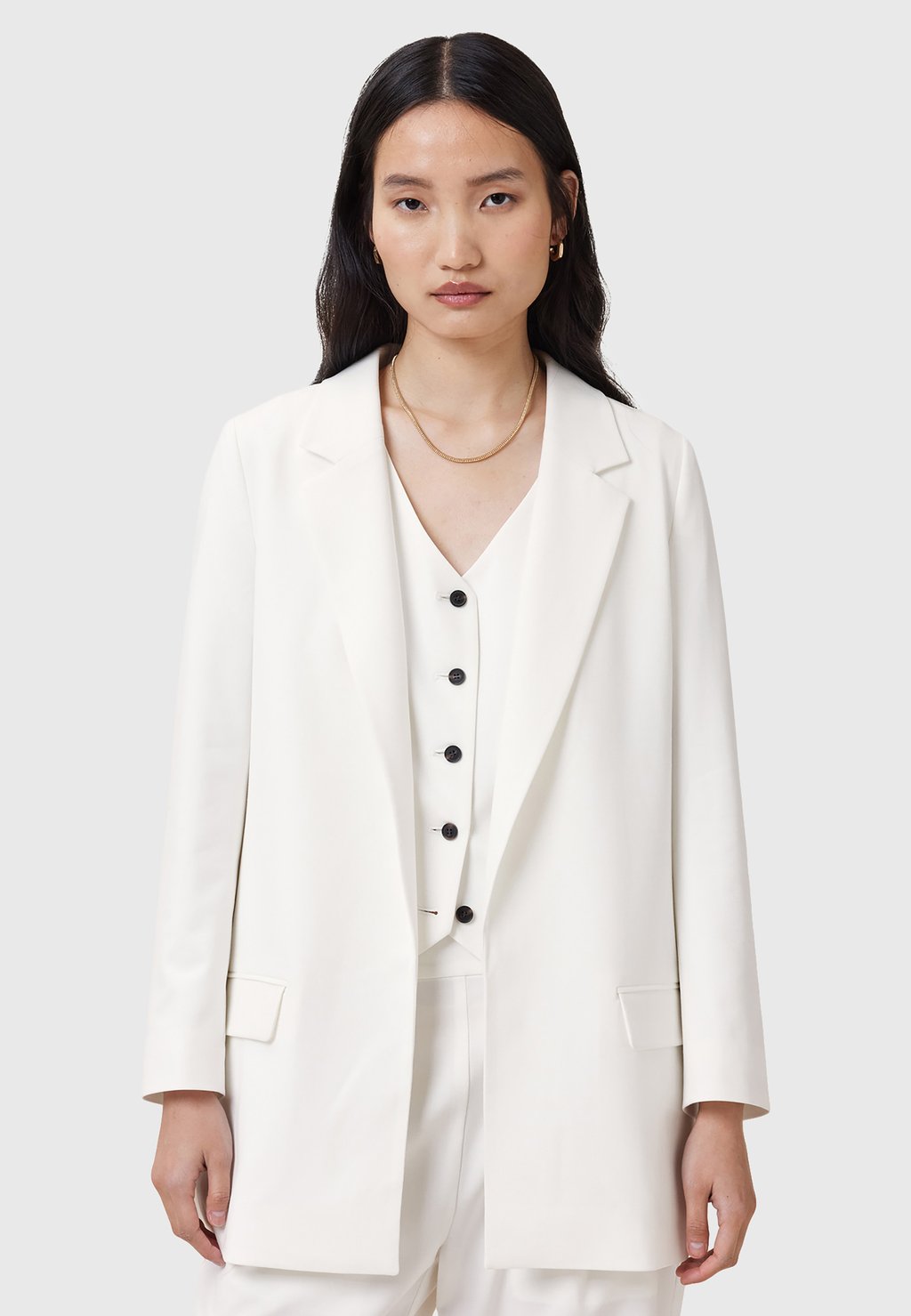 Короткое пальто ALEIDA TRI AllSaints, белый 
Короткое пальто ALEIDA TRI AllSaints, белый