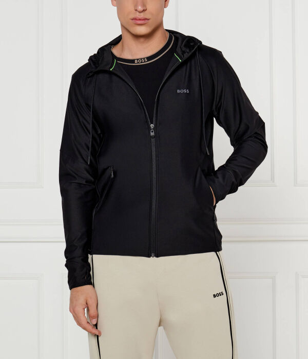 Толстовка мужская Boss Green Sicon Active на молнии спортивная, черный 
Толстовка мужская Boss Green Sicon Active на молнии спортивная, черный